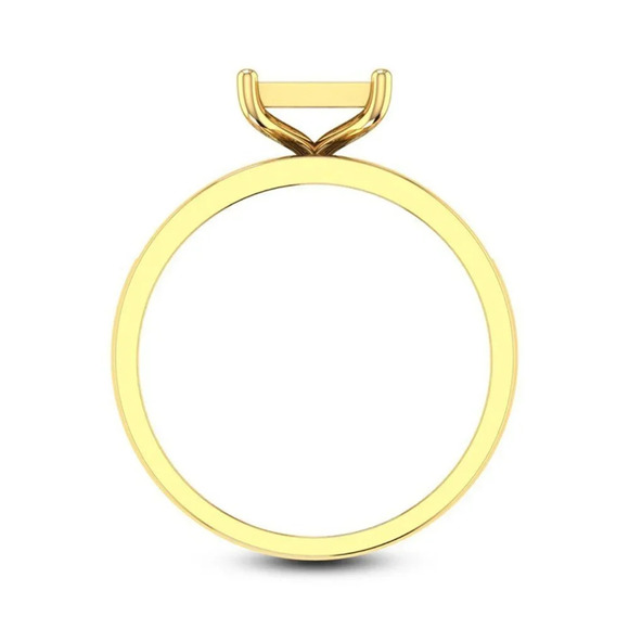Refine Square Zircon Luxury Princess Fashion Square Rings for WomenEVGG1262 - Picture 1 of 7